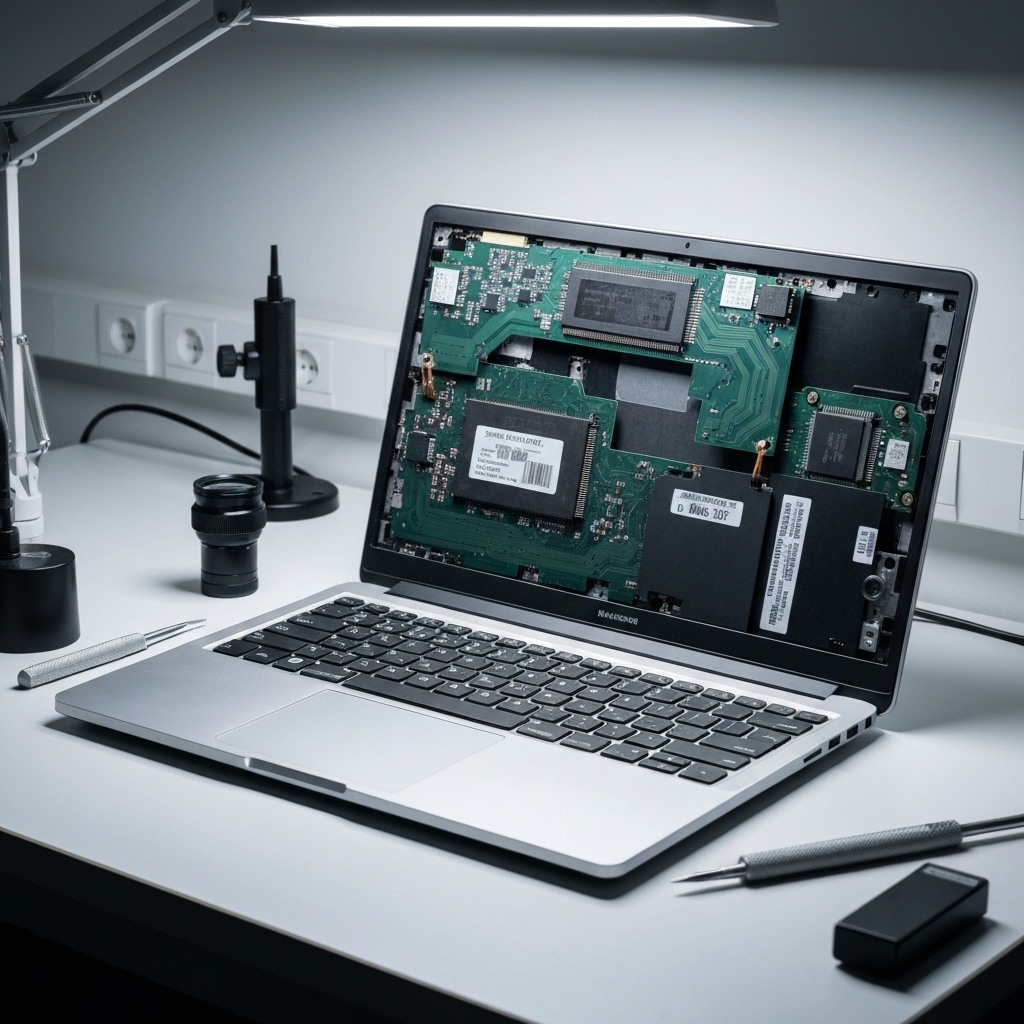 Recupero dati professionale da computer portatile in laboratorio LabRD con tecnici specializzati