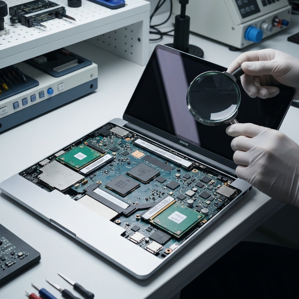 Recupero dati da iMac aperto in laboratorio specializzato