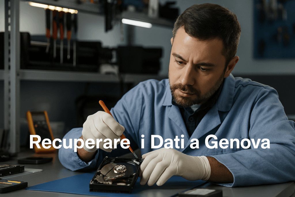 Recuperare i dati a Genova - laboratorio recupero dati professionale