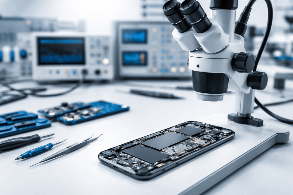 Recupero Dati Professionale da Smartphone | LabRD 2 Recupero dati iPhone 16 Pro distrutto